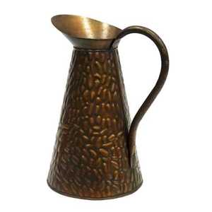 Pichet en cuivre martelé classique, nouveau design 2024, vente en gros, hôtel, restaurant, maison, métal, lait/eau, pot - Product Image 3