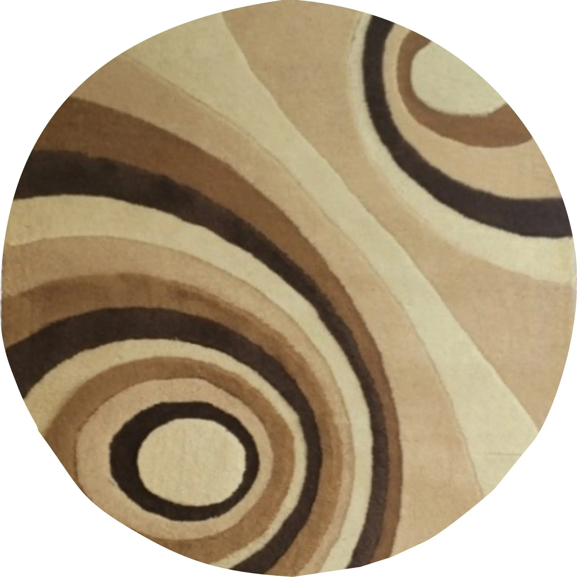 Роскошный коврик ручной работы из шерсти, домашний декор, коврик для прихожей, современные абстрактные круглые коврики для гостиной