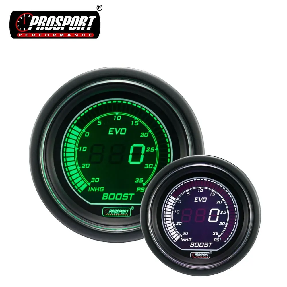 52mm Electrical digital car gauge Auto Meter Turbo Pressure Digital LCD Boost Gauge PSI