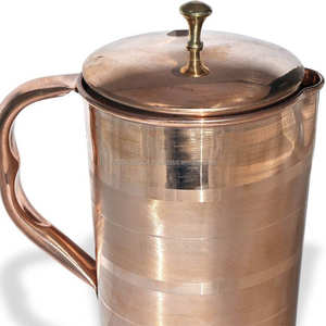 Nouveau pichet en cuivre indien verres AYURVEDA cruche de guérison pour boire directement et faire bouillir l'eau Type de produit en plastique - Product Image 5