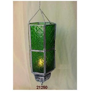 Venta al por mayor hecho a mano personalizado último diseño linternas colgantes de cristal verde - Product Image 1