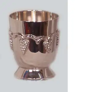 brass wine glass silver for home hotel restaurant and wedding