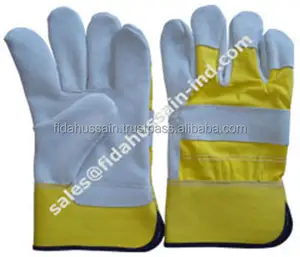 菲达·侯赛因最畅销批发介子安全手套索具皮革手套护手工作手套