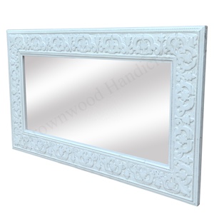 Cadre de miroir rectangulaire en bois antique fait à la main Look élégant Qualité supérieure pour l'habillage et la décoration Design élégant et durable - Product Image 2