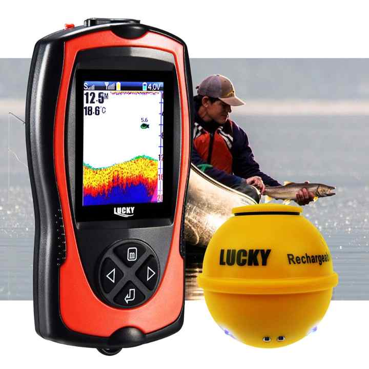 Lucky Smart WiFi Fish Finder 120M Portata 45M Profondà Sonar wireless