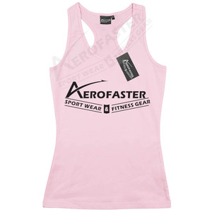 Aero Débardeur 100% coton pour femme Vêtements de sport OEM Vêtements d'entraînement de fitness antistatiques et antibactériens Tailles XXL XL - Product Image 3