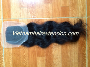 Venta al por Mayor de Cabello Humano Virgen Remy con Cierre de Encaje Ondulado 100% Hecho a Mano, 100g, Longitud de 8"-40" - Product Image 6