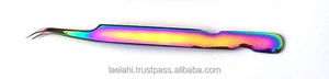 ODM OEM Ensemble de 7 pinces à épiler en acier inoxydable multicolores arc-en-ciel pour extensions de cils, modèle High 2026 - Product Image 3