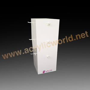 Base rotative de comptoir en acrylique en gros d'usine présentoir d'accessoires de téléphone portable avec crochets - Product Image 2