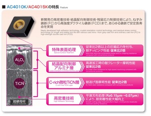 SUMI TOMO Inserts de tournage externe en fonte super durs revêtus de TiCN, modèle AC4000K, outils de coupe pour tour CNC - Product Image 6