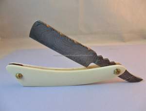 Navaja de Afeitar Plegable Profesional Hecha a Mano Maclura MACS-1803 de Acero Inoxidable con Mango de Hueso de Camello Natural para Hombre - Product Image 2