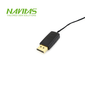 Câble d'assemblage personnalisé DisplayPort vers LVDS 30 broches avec connecteur d'alimentation 5 broches pour écran LCD - Product Image 5