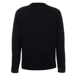 Pull décontracté à manches longues et col rond pour jeunes femmes, brodé, en tissu polaire 100% coton avec poche zippée - Product Image 4