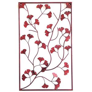 ดอกไม้ปีนเขาทำจากทองแดงสี่เหลี่ยม,ศิลปะติดผนังทำจากโลหะไฟสำหรับตกแต่งบ้านโรงแรมร้านอาหาร - Product Image 2