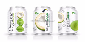 Naturalmente dulce nutritivo sin azúcar refrescante 250ml puré de agua de coco orgánico 100% pureza bajo MOQ buen precio mejor marca - Product Image 2