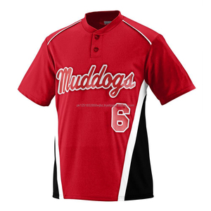 Nuevo Diseño de Camiseta de Béisbol de Dos Botones - Estilo Personalizado, Transpirable, Antibacteriano, de Secado Rápido, Talla Grande, Unisex - Product Image 4