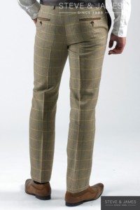 Men's Custom <b>Wool</b> Formal Trousers Anti-Wrinkle Quick Dry Lightweight Regular Fit Business Style - Product Image 5