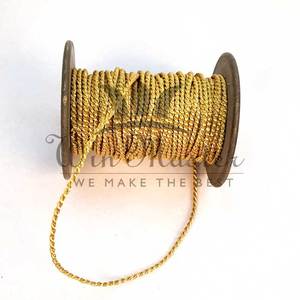 Cuerda trenzada de oro ceremonia, fina, 1,5mm - Product Image 1