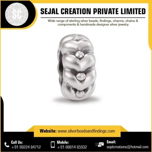 Cuentas espaciadoras de plata esterlina de la mejor calidad al por mayor - Product Image 5