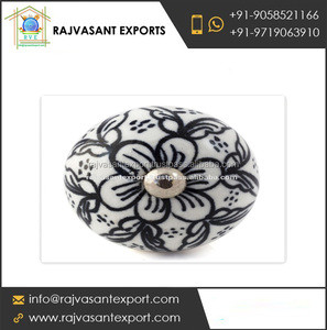 Bouton en céramique de conception de ferme moderne Poignée de porte en métal pour cuisine salon extérieur entrepôt extérieur tiroir/commode chambre à coucher - Product Image 2