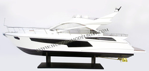 SUNSEEKER 68 SPORT YACHT MODÈLE EN BOIS BATEAU Artisanat Nouveauté Cadeau - Product Image 4