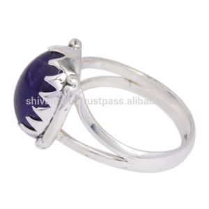 Wholesale Price Beautiful 925 Sterling <b>Silver</b> Amethyst Gemstone <b>Eternity</b> Vermeil <b>Ring</b> Fashionable Wedding Jewelry - Product Image 3