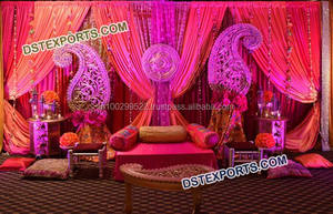 Decoración temática marroquí para boda, decoración de escenario musulmana Nikah Mehndi, eventos mehandi DE BODA asiática, decoración de boda al por mayor Reino Unido - Product Image 2