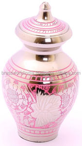 Recuerdo de flores de la tierra, recuerdo de cremación de BRASSWORLD, INDIA - Product Image 2