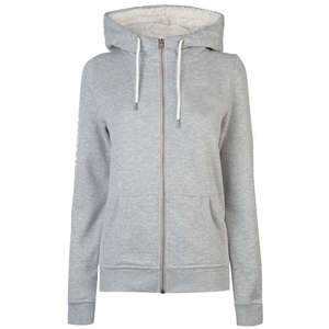 2025 gros femmes sweat à capuche en coton personnalisé doublé solide couleur unie décontracté col tricoté bas quantité minimale de commande - Product Image 4
