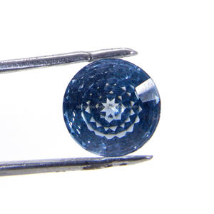 Ishu Gems Natural Sky Blue Topaz 11mm Redondo Cóncavo Corte Piedra preciosa 5,15 Cts Excelente corte Piedras preciosas sueltas ZA - Product Image 1