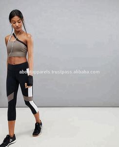 Collants et leggings respirants en nylon imprimé OEM d'étiquette de fitness mince de haute qualité personnalisés actifs - Product Image 3