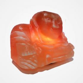 Élevez votre espace avec une lampe au sel de l'Himalaya en forme de lion artisanale avec boîte d'emballage-Sian Enterprises - Product Image 5