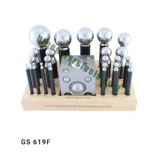 Juego de 22 Herramientas de Reparación de Joyería GREEN STARS SA PVT LTD, Punzones y Bloques de Repujado GS 619F - Product Image 1