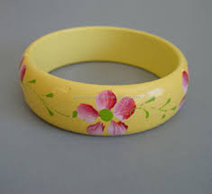 Brazaletes antiguos personalizados de diseño único al por mayor con patrón de flores - Product Image 1