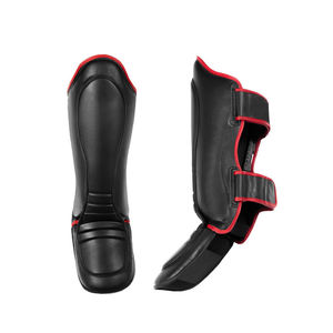 Reedot-Espinillera de fútbol con diseño profesional, color negro, tamaño adulto, material EVA para compresión y protección en deportes - Product Image 1