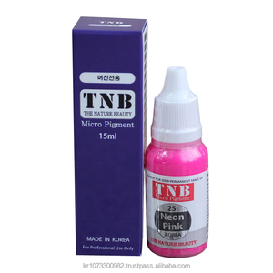 25.Neon Pink TNB Pigment liquide pour sourcils, lèvres, tatouage, maquillage permanent, microblading, cosmétique naturel, soin personnel - Product Image 1