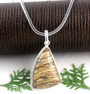 92,5 terterling ililver ancy Hape haatral andscape Asper ememstone omen ewelry harm endant Ant holesale - Product Image 6