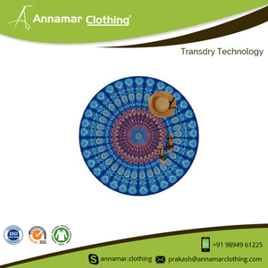 Custom Print Round Beach Mat Mandala Tapestry At Factory Price - Product Image 2