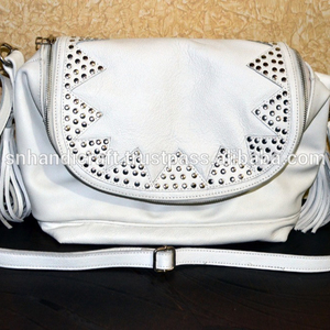 Bolso de Mujer de Moda de Primera Calidad, Bolso de Cuero Hecho a Mano, Bolso de Cuero Genuino, Bolsos de Cuero Estilo Gitano - Product Image 1
