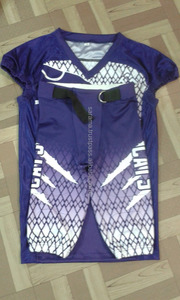 Uniforme de football personnalisé authentique des équipes des collèges américains maillots cousus unisexe avec motif numérique pantalon de sport bon marché hauts - Product Image 2