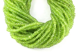 Cuentas de peridoto Natural de 13 ", Micro facetadas, fabricante al por mayor, de alta calidad - Product Image 3