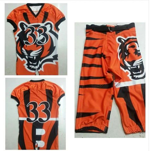 Uniforme de Football américain imprimé en 3D, maillots de Football, nouveau Style, bon marché, ensembles d'uniformes en sergé confortables et lourds - Product Image 5