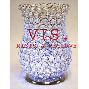 Vase à fleurs fait main et bougeoir pour mariages - Product Image 4