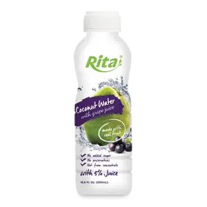 Garrafa de hidratação de suco, alta qualidade, natural, 500ml, pp, água de coco