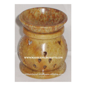 Soapstone Beautiful Handmade Aroma Oil Burners - Product Image 1