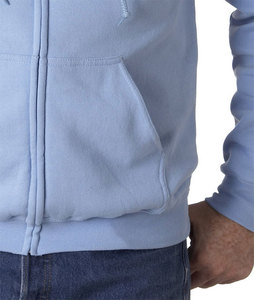OEM algodón hombres gimnasio sudaderas con capucha más tamaño pulóver cremallera Sudadera con capucha personalizada al por mayor Zip Hoodie hombres sudadera - Product Image 5