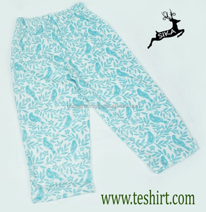 กางเกงผ้าฝ้ายย้อมสีสำหรับเด็กทารกกางเกงฮาเร็มทำจากไม้ไผ่ออร์แกนิก - Product Image 5