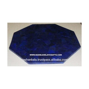 Lapis Lazuli Semi Precious Coffee Table Top - Product Image 1