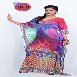 Custom Made Printed Dubai Women Maxi <b>Kaftan</b> - Product Image 6