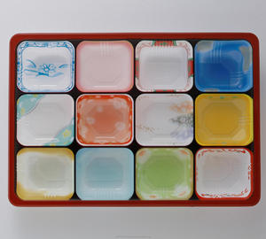 Boîte bento jetable de luxe, boîte à sushi emballage, bento à emporter 1 pièce - Product Image 2